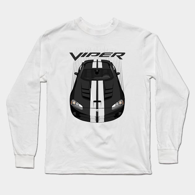 Viper SRT10-black and white Long Sleeve T-Shirt by V8social